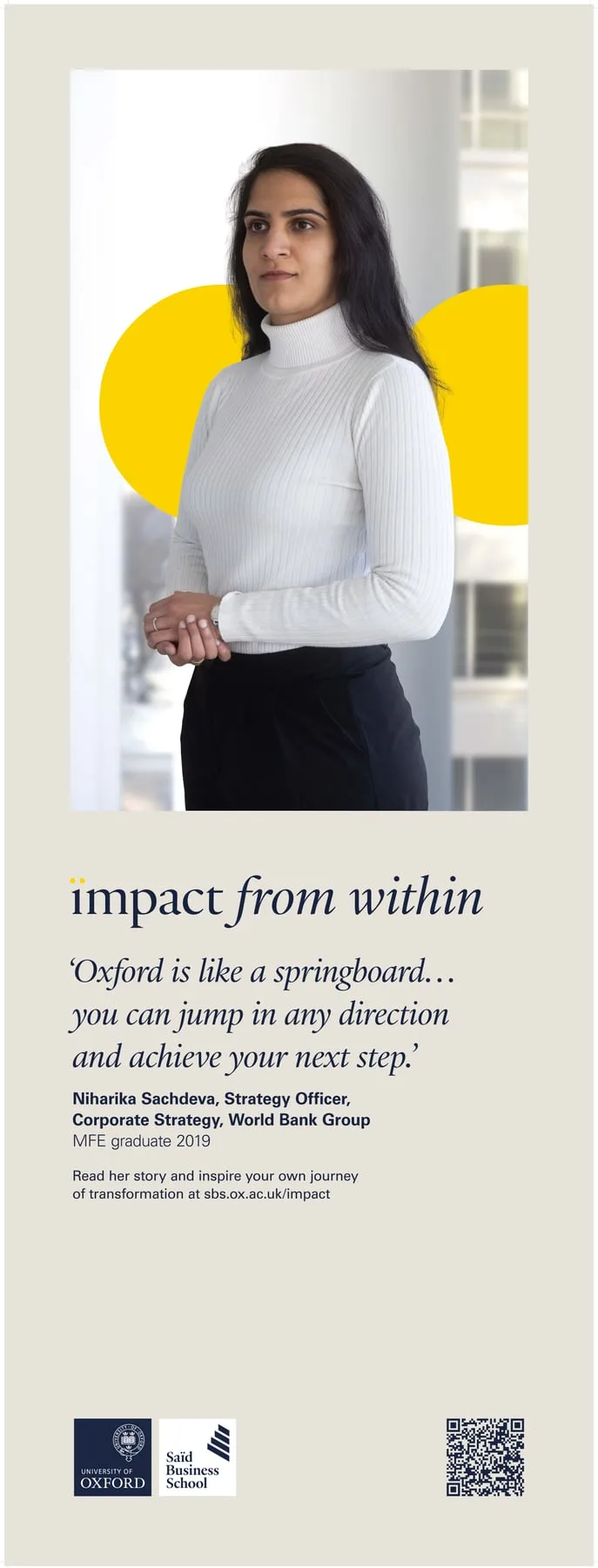 Niharika Sachdeva of the World Bank, Washington — Oxford Saïd alumni portrait
